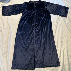 Oscar De La Renta Velvet Robe Sz M